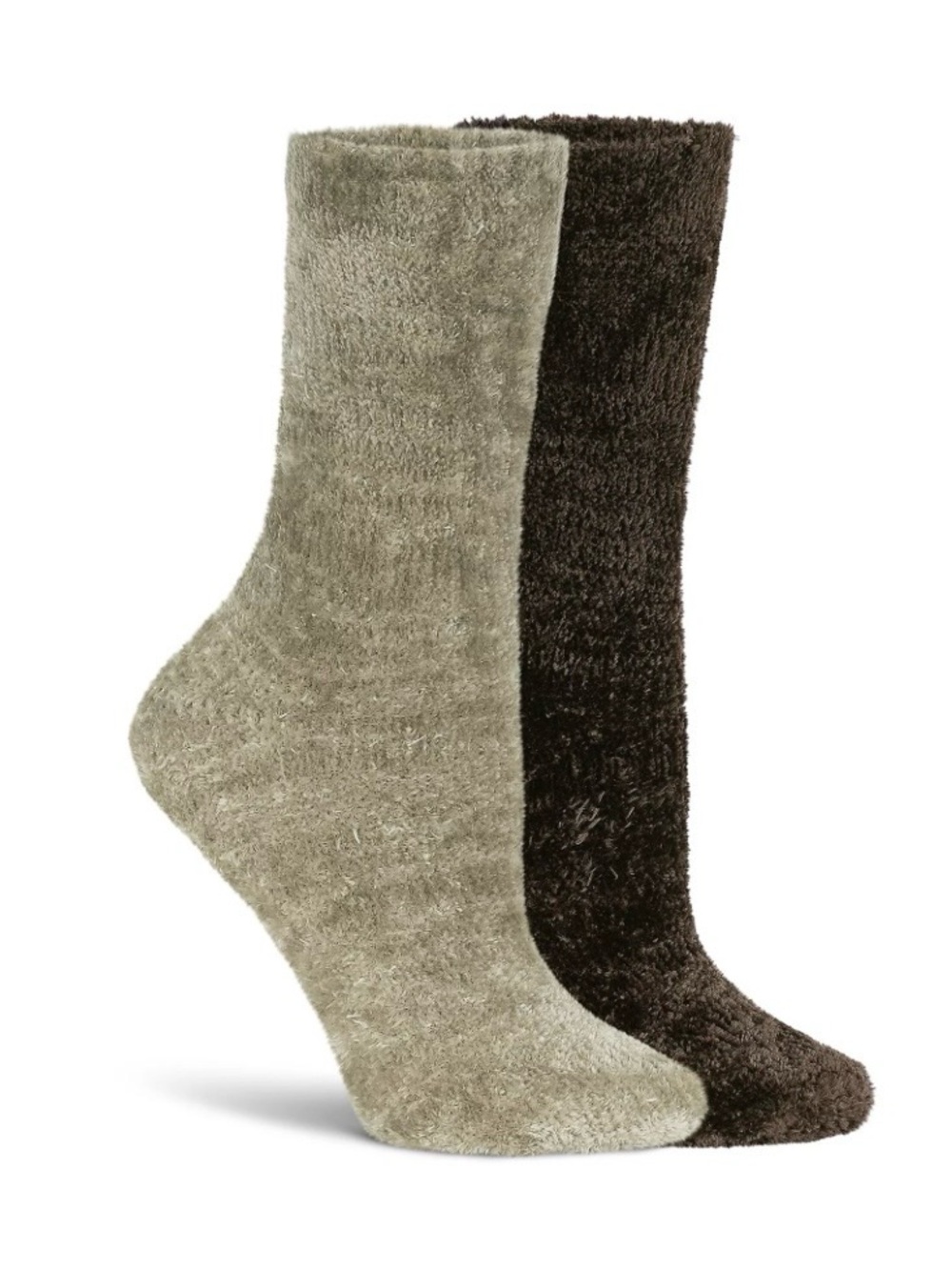 2 PR Lemon Ladies Liquid Velvet Dream Socks, Aloe Infused One Size Soft New